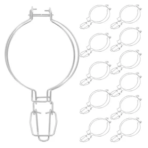  12 Pezzi Fibbia di Tenuta Barattolo Acciaio Inox Clip Vetro Barattolo Sigillato - Foto 1 di 17