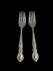 Juego de 2 tenedores de ensalada cubiertos HERITAGE 1847 IS Rogers Bros - Imagen 1 de 10