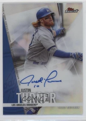 2017 Topps Finest Auto Justin Turner #FA-JT Auto - Image 1 of 2