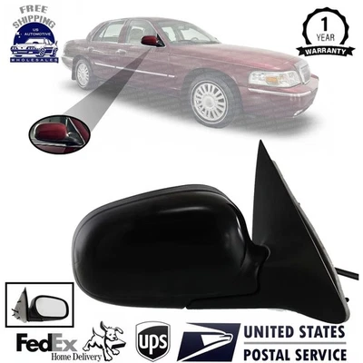 Mirror Right Paintable For 1998-2008 Mercury Grand Marquis Ford Crown Victoria - Изображение 1 из 4
