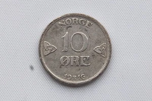 Norway 10 Ore 1916 XF Condition !!!!!!!! - Picture 1 of 2