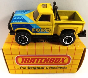 Matchbox Superfast MB53 Ford Flareside Pick-Up 1981 Yellow Blue MIB - Picture 1 of 7