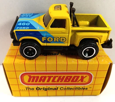 Matchbox Superfast MB53 Ford Flareside Pick-Up 1981 Yellow Blue MIB - Image 1 of 4