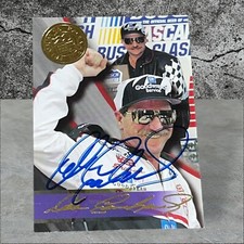 Dale Earnhardt 1996 PRESS PASS PREMIUM  #2 autographed VINTAGE NASCAR NWC card