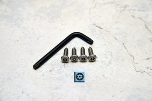 Security Theft Deterrent Screws for MERCEDES FRONT License Plate Frame (4 pcs) - Picture 1 of 2