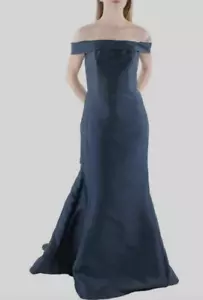 NEW W TAGS Amsale Womens Mikado Formal Off The Shoulder Evening Dress - Picture 1 of 2