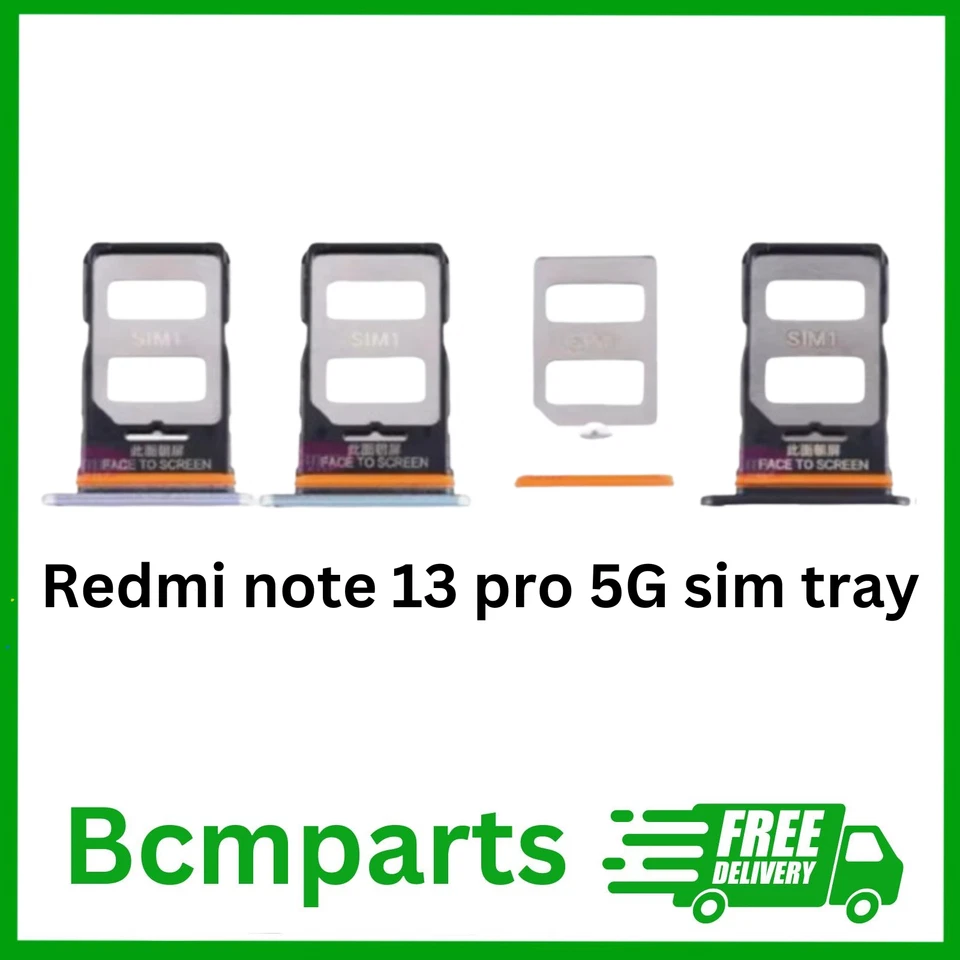 Para Xiaomi Redmi Note 13 Pro 5G Lector de Tarjetas Sim Soporte Bandeja Sim Repuesto Foto 1 de 1