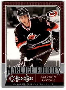 Brandon Sutter 2008-09 O-Pee-Chee Rookie #754 Carolina Hurricanes - Picture 1 of 2