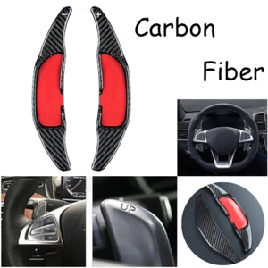 Carbon Fiber Car Steering Wheel Shifter Paddle For Benz AMG A45 E53 C63 S65 GLC - Picture 1 of 6