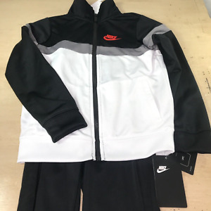 Nike Track Suit Black Size 6 Jacket Pants Tricot Set Embroidered Logo