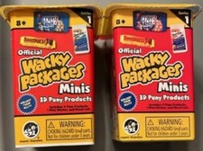 (2) Wacky Packages Minis 3D Puny Products Series 1 - Unopened Sealed NEW
