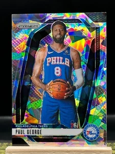2024-25 Prizm Basketball - Paul George - Silver Cracked Ice Prizm - 50 - Picture 1 of 2