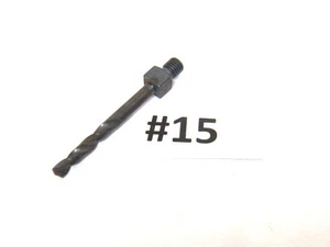 USA Made Long #15 (.1800) Cobalt Threaded Drill Bit 1/4-28  - Picture 1 of 2