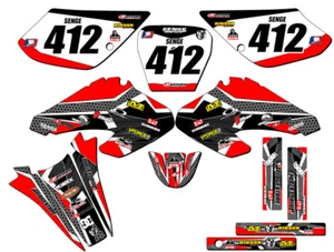 2001-2004 XR 100 PODIUM Red Senge Graphics Kit Compatible with Honda - Picture 1 of 10