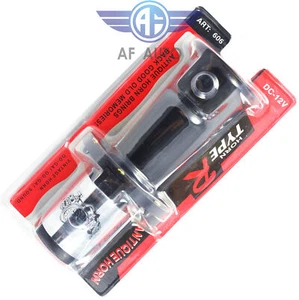 12V Negro Klaxon Ahooga Antiguo Estilo Vintage Antiguo Coche Bocina Hot Rod - Imagen 1 de 7