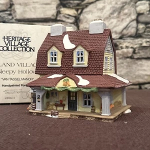 Dept 56 VAN TASSEL MANOR New England Village Series Sleepy Hollow, NO LIGHT CORD - Picture 1 of 6