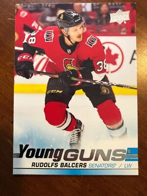 19-20 UD Series 1 Hockey Young Guns 218 Rudolfs Balcers - Image 1 of 2