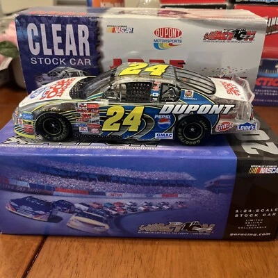 NASCAR Jeff Gordon DuPont 200 Aniversario 1 De 7152 1:24 Coche Stock Transparente Foto 1 de 4