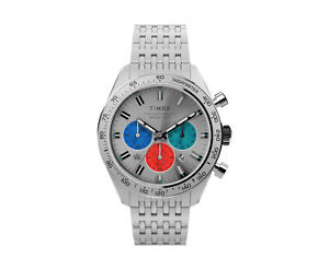 Reloj de pulsera Timex Waterbury Diver Chrono 41 mm acero inoxidable TW2V42400VQ