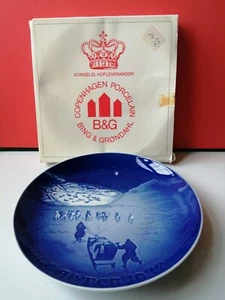Bing & Grondahl Christmas plate 1972 " Christmas in Greenland"Used in box.Fine - Picture 1 of 4