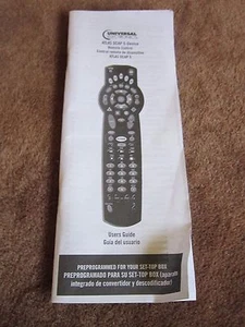 Atlas Remote User Guide ONLY OCAP 5-Device Universal Control Instruction Booklet - Imagen 1 de 6