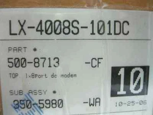 NOB MRV LX-4008S-101DC 8 RS232 RJ45 ports Console Server Tekelec 804-1808-03 - Picture 1 of 6