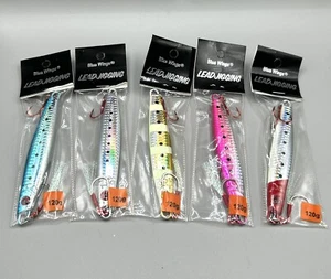 5pc Metal Jig Slow Jigging 120g Saltwater Fishing Lure Hard Bait Hook - Picture 1 of 5