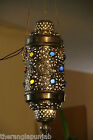 Hngelampe Orientalische Lampe 1001 Nacht Mystik Metall 78 cm x 24 cm Handarbeit