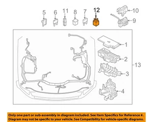 FORD OEM 98-23 Crown Victoria Electrical Fuse Relay-Relay F8OZ14N089AA - Picture 1 of 2