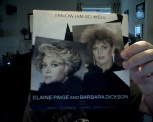 I KNW HIM SO WELL 7" VINYL ELAINE PAIGE BIRTHDAY CHRISTMAS FREE UK POST - Imagen 1 de 1