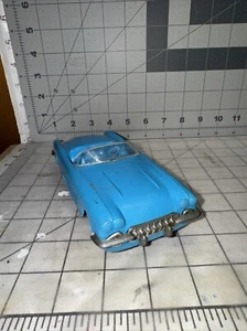 C16 PMC 1958 CHEVROLET CORVETTE CONV. PROMO FRICTION Blue Vintage 1/25 - Picture 1 of 9