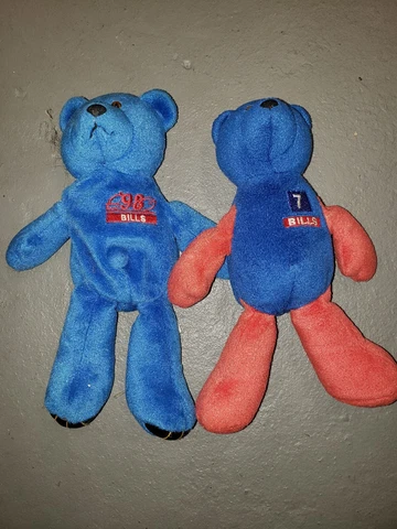 2 - Doug Flutie Limited Treasures Pro Bear Stuffed Toys Plush 1998 Buffalo Bills Cover