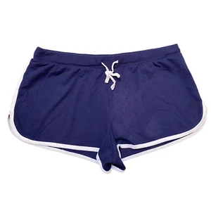 No Boundaries Sprinter Running Shorts Women XL Blue Elastic Waist Dolphin Hem - Picture 1 of 4
