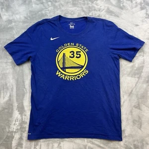 Nike Golden State Warriors Kevin Durant 35 T-Shirt Size Youth XL Blue Jersey NBA - Picture 1 of 7