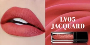 Palladio Velvet Matte Cream Lip Color Jacquard Bright Coral Vegan Cruelty-free - Picture 1 of 5