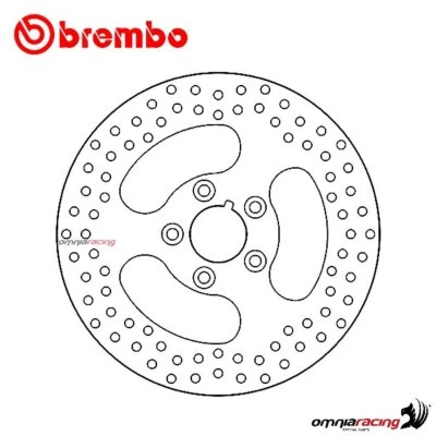 Disco de freno fijo trasero Brembo Serie Oro HD FXSTS1340 Softail Springer 1988-1999 Foto 1 de 4