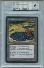 MTG Ice Age Sulfurous Springs BGS 9.0 (9) Mint Magic Card WOTC 4906