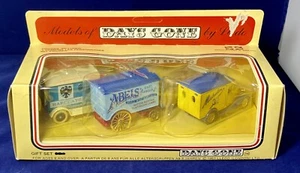 Vintage Days Gone Sammlerfahrzeug 3er-Pack Abels Michelin mit Figuren 1983 Lledo - Bild 1 von 16
