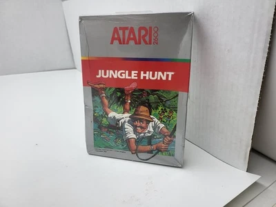 JUNGLE HUNT NEW FACTORY SEALED DAMAGED BOX FOR ATARI 2600 USA NTSC VERSION  #E7 - Image 1 of 4