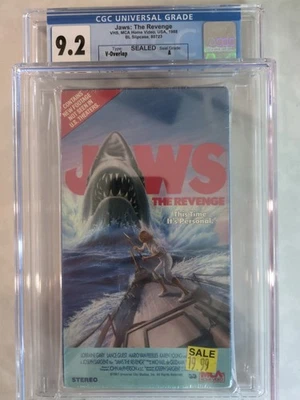 Jaws The Revenge VHS 1988 Graded 9.2 A - Image 1 of 3
