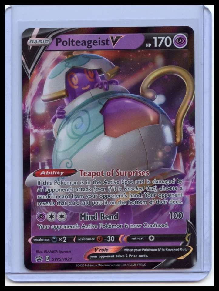 SWSH: Sword & Shield Promo Cards #SWSH021 Polteageist V - Image 1 of 2