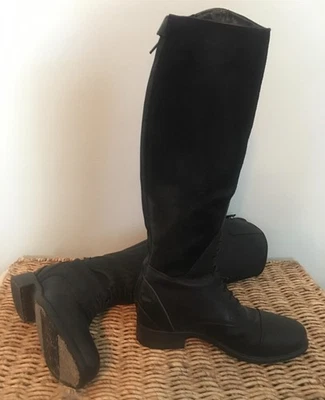 Ariat Black Leather Waterproof Insulated English Women's Riding Boots - Image 1 of 4