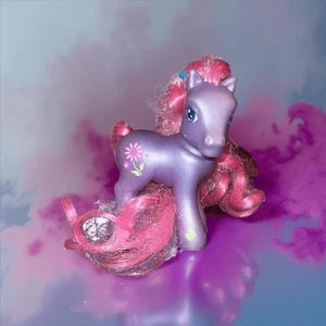 2002 My Little Pony G3 Petal Blossom Extra Long Tinsel Hair B16 - Picture 1 of 6