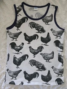 Boys Size 10 Chickens Print Tank Top - Picture 1 of 3