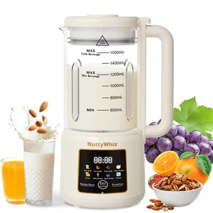 8-in-1 Nut Milk Maker Machine, 12 Blade 50oz Homemade Almond, Soy, Oat, Juice... - Picture 1 of 9