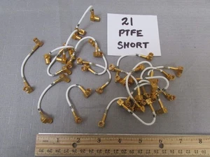 (21) PTFE weiß Prüfgerät Verbindungskabel Steckverbinder - Bild 1 von 1