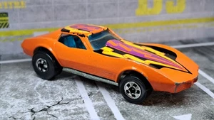 HOT WHEELS FLYING COLORS CORVETTE STINGRAY ORANGE BW BLACKWALL HK HONG KONG - Bild 1 von 8