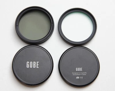 GOBE Filter Kit for 40.5 mm Lens: UV + Circular Polarizer CPL 2 Peak VERY GOOD - Image 1 of 4
