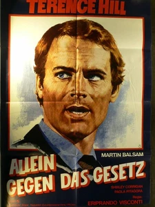 Allein gegen das Gesetz - Terence Hill - Filmposter A1 84x60cm gefaltet - Picture 1 of 1