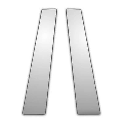 2Pc Chrome Pillar Post Trim for 99-01 Cadillac Catera - Image 1 of 2